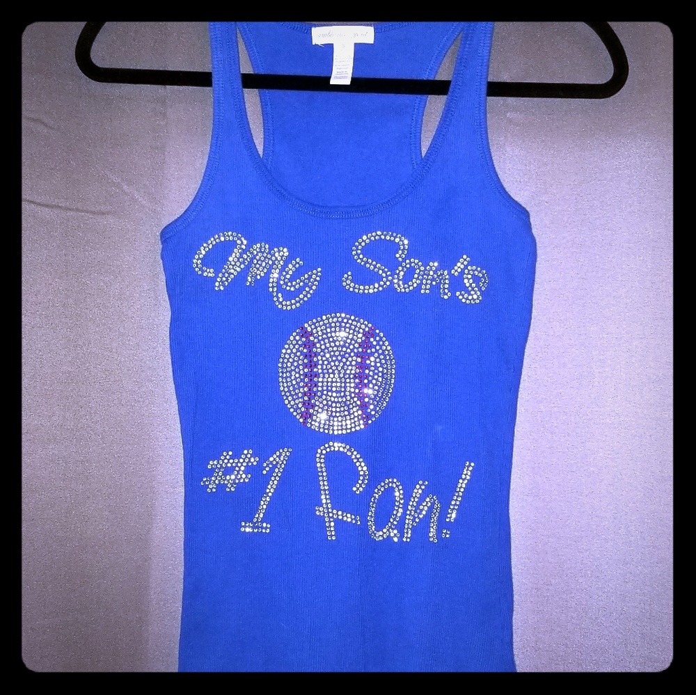 Racerback Baseball Tank Top